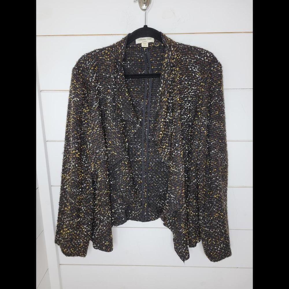 Coldwater Creek Classic large open style cardigan jacket